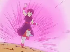 Chi-Chi tackles Goku