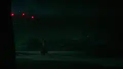 Kylo Ren ignites lightsaber
