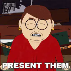 South Park woman presents them