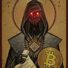 Bitcoin Jesus laser eyes