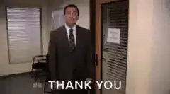 Michael Scott Thank You Bow