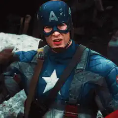 Captain America Saluting