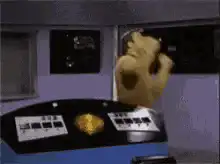 Scotty dancing on the bridge