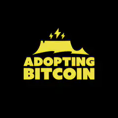 Adopting Bitcoin Glitch Logo