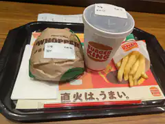 Burger King meal with Whopper and fries
