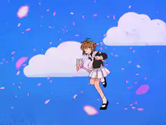 Sakura Kinomoto magical girl transformation