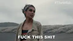 Woman says fuck this shit