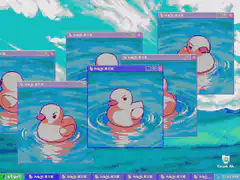 Multiple windows with rubber duck