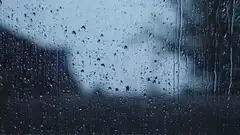 raindrops on window
