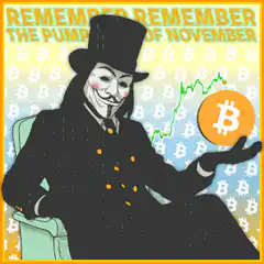 Guy Fawkes Bitcoin November Pump