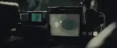 Camera viewfinder shows blinking eye