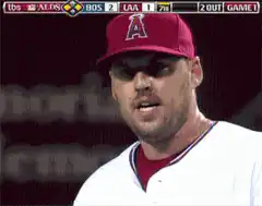 Baseball player says crap