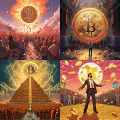 Bitcoin worship and celebration