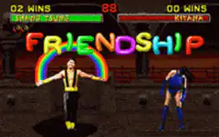 Shang Tsung and Kitana Friendship Ending