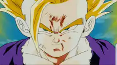Gohan Super Saiyan 2 angry face