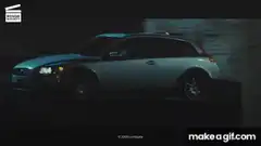 Volvo C30 commercial night drift