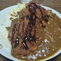 curry rice with fried pork cutlet