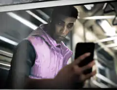 Man gets zapped by phone