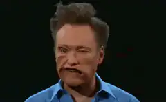 Arnold Schwarzenegger with a mustache