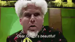 The Fonz says Dear God it's beautiful