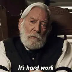 Donald Sutherland It's Hard Work