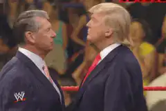 Vince McMahon slaps Donald Trump