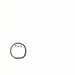 bouncing doodle face