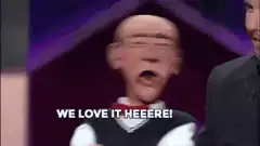 We Love It Heeere Puppet