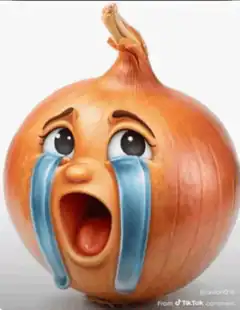 Crying Onion Face