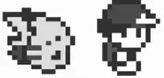 pixel art cat and boy