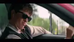Michael J. Fox in Back to the Future driving