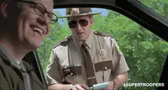 Supertroopers officer says meow