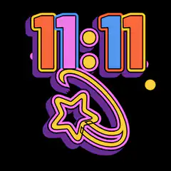 11:11 shooting star animation