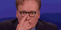 John Lithgow picking his nose