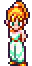 Pixel Art Girl with Orange Hair