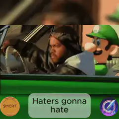 Ice Cube and Luigi in a car