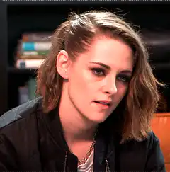 Kristen Stewart talking