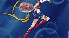 Sailor Moon with Bill O'Reilly face