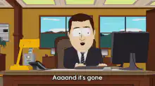 Mr. Mackey Aaand it's gone