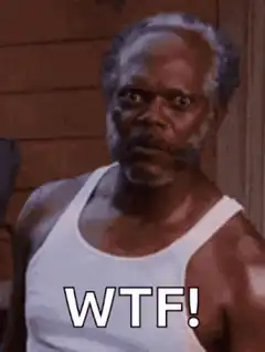 Samuel L. Jackson WTF Face