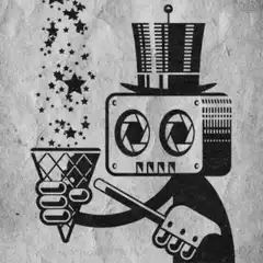 Robot magician with camera eyes