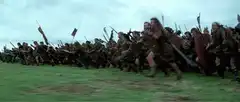 Picts charging in Braveheart