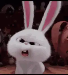 Snowball the bunny from The Secret Life of Pets