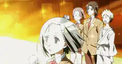 So bright anime characters squinting
