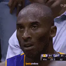 Kobe Bryant eyes glowing orange