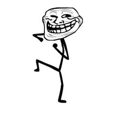 Trollface dancing