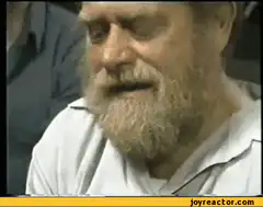 Bearded man lights his beard on fire