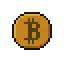 pixel art bitcoin spinning