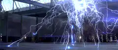 Professor X walks through lightning