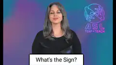 ASL Terp Teach What's the Sign